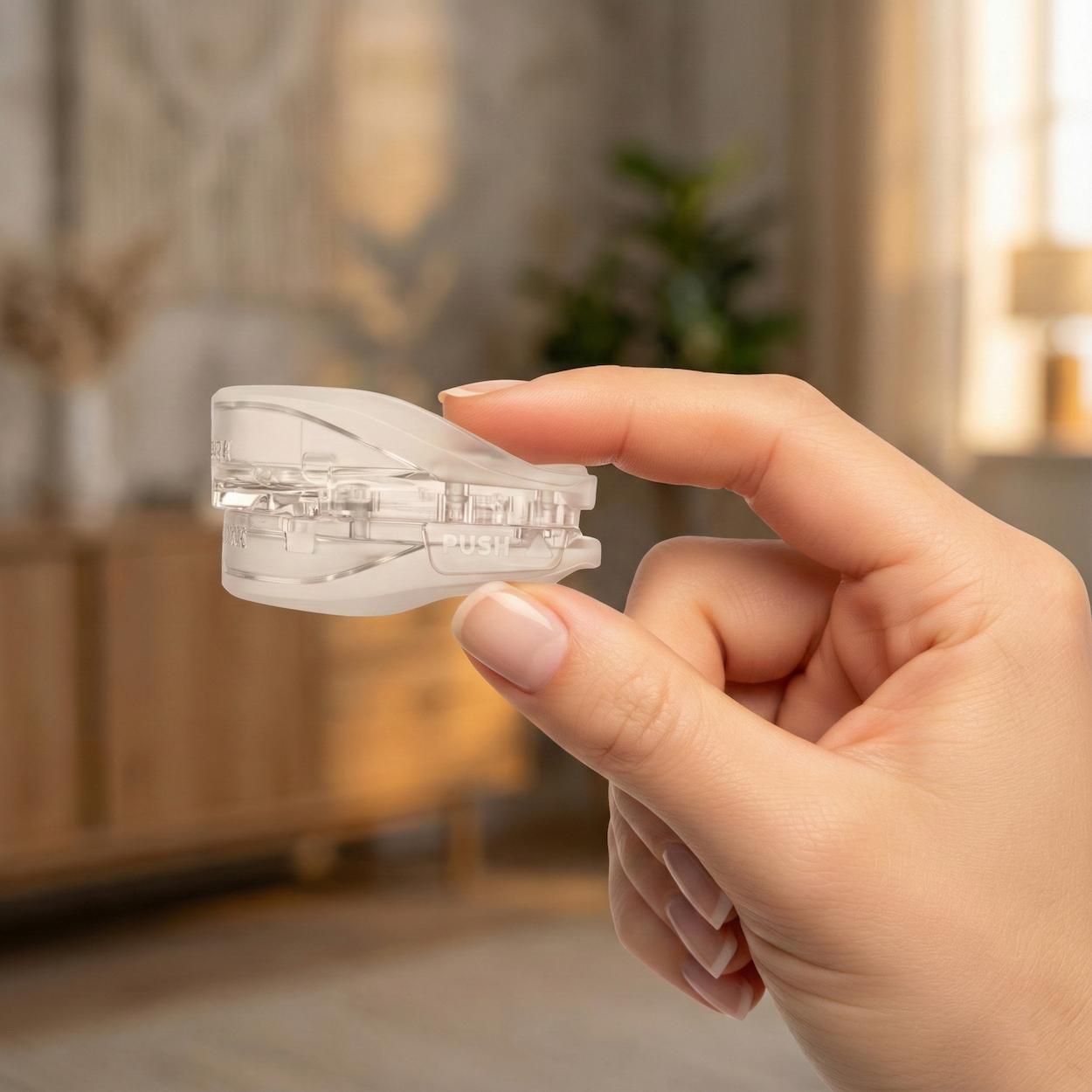 Sleep Silent being held